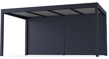 Carport paroi latérale aluminium