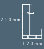 schema cadre et panne carport aluminium