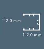 schema poteau carport aluminium