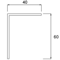 Ajouter 4 cornières 3x40x60 mm